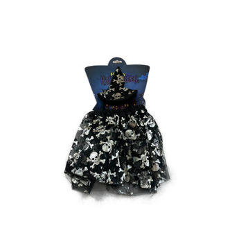 Imagen de Accesorios Bruja Negro Estampado 2 Piezas