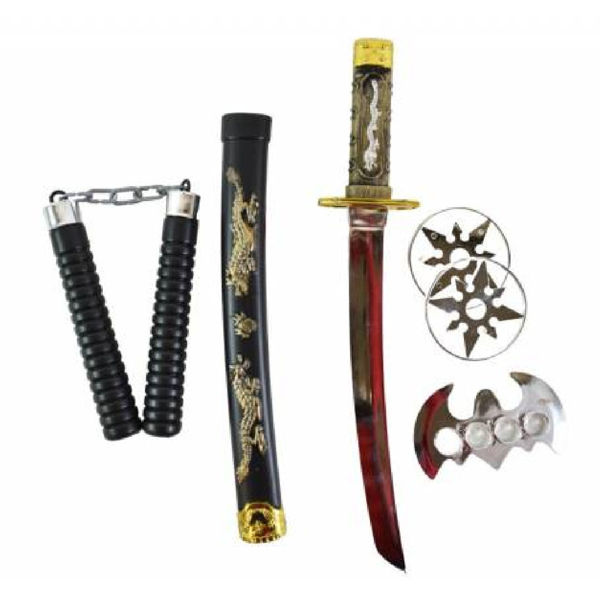 Imagen de Accesorios Armas Ninja 6 Piezas