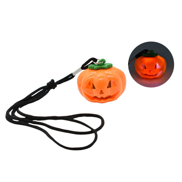 Imagen de Colgante Calabaza con Luces 4 x 2,5 cm.