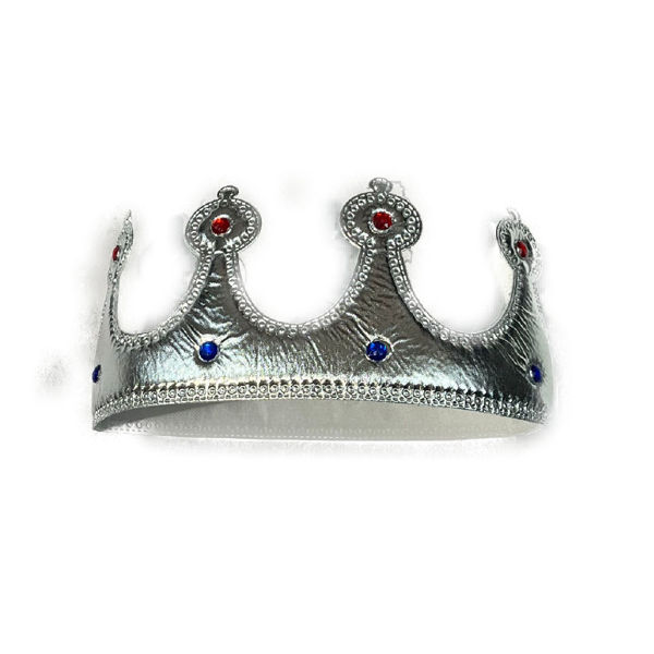 Imagen de Corona Tela Metalizada con Piedras