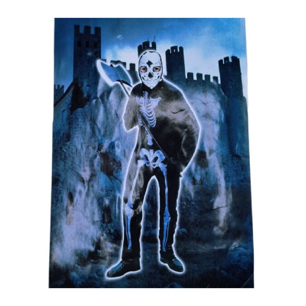 Imagen de Disfraz Esqueleto Infantil con Capucha