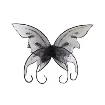 Imagen de Alas Mariposa Tul Negras Adulto