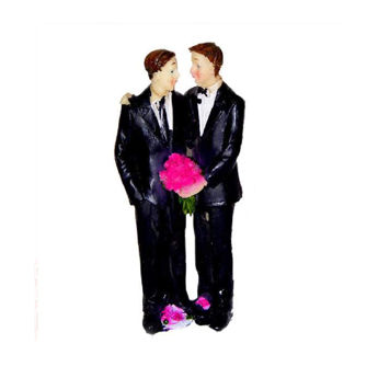 Imagen de Pareja Novios Resina Hombres