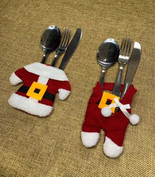 Imagen de Navidad Porta Cubiertos x 2