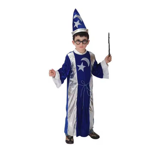 Imagen de Disfraz Mago Azul Lujo Infantil