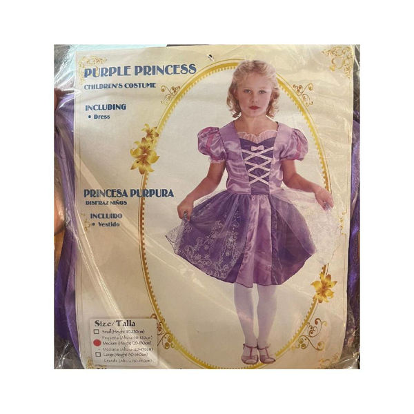 Imagen de Disfraz Princesa Lila Infantil Corto