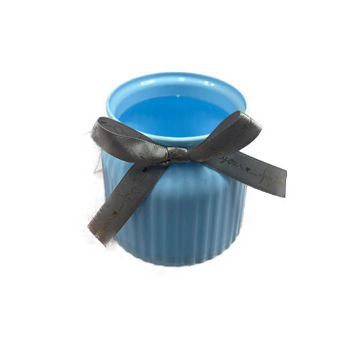 Imagen de Macetero / florero Plástico Cilindro 9 x 9 cm. con Moña