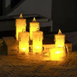 Imagen de Vela Acrílico Led Holográfica con Base 7 cm.