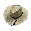 Imagen de Gorro Cowboy Rafia con Cinta con Hebilla