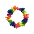 Imagen de Collar Tela Flor Redonda Multicolor Grande