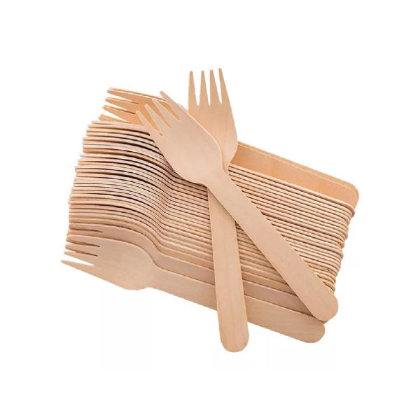 Imagen de Tenedor Madera x 50