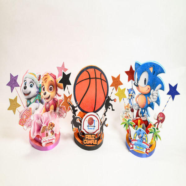 Imagen de Adorno Torta Espuma Personaje