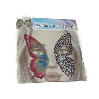 Imagen de Piedras Autoadhesivas Face Art Decor con Sticker
