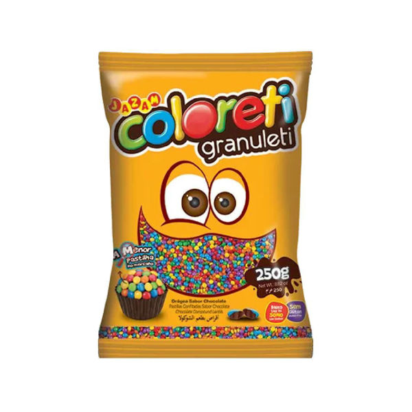 Imagen de Golosina Confite Coloreti Granuleti Colores 250 grs.