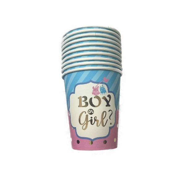 Imagen de Vaso Polipapel Boy or Girl x 10