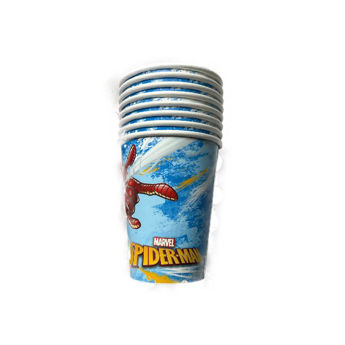 Imagen de Hombre Araña Vasos x 8