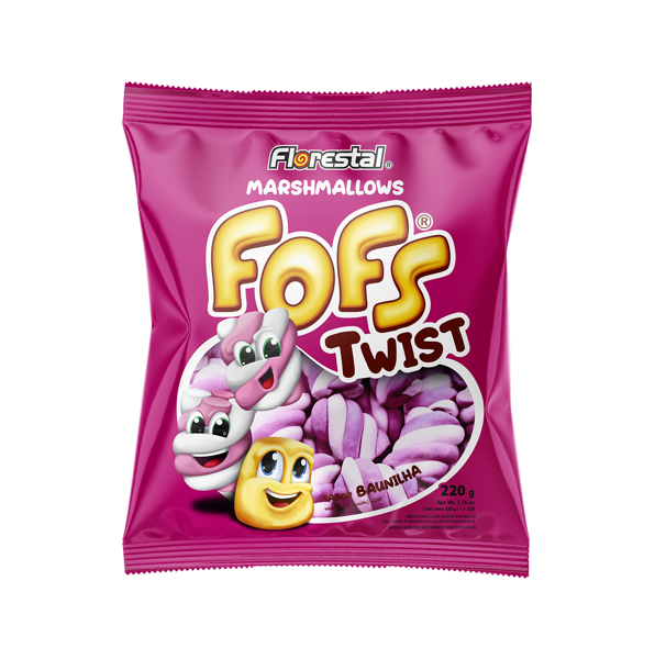 Imagen de Golosina Marshmallows Twist Fofs Florestal 220 grs.
