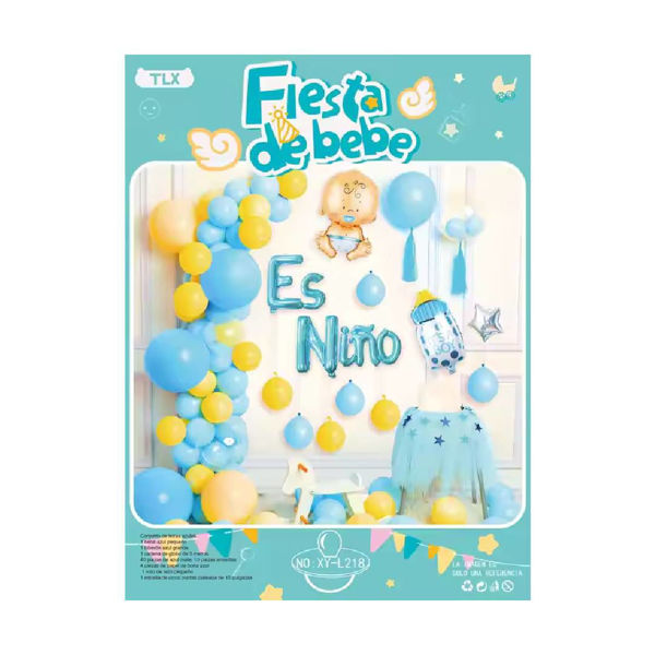Imagen de Set Globos Baby Shower con Accesorios
