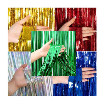 Imagen de Cortina Metalizada Flecos 1,00 x 2,00 m.