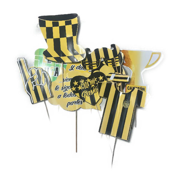 Imagen de Set Carteles Peñarol con Varilla