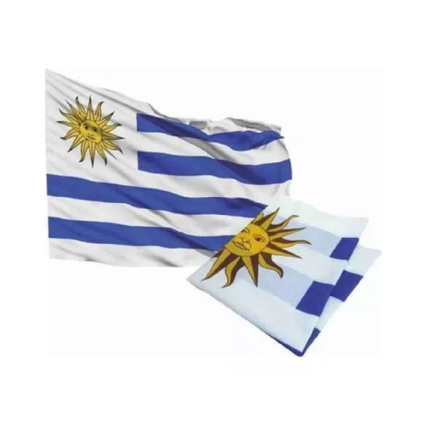 Imagen de Bandera Uruguay Tela 1,50 x 0,90 m.