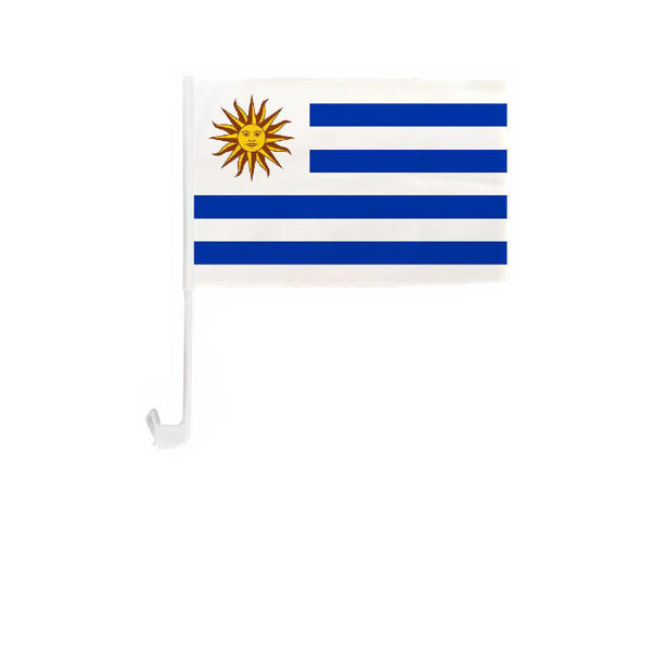 Imagen de Bandera Uruguay Tela 45 x 30 cm. para Auto