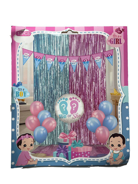 Imagen de Set 13 Globos Revelación ? con Accesorios