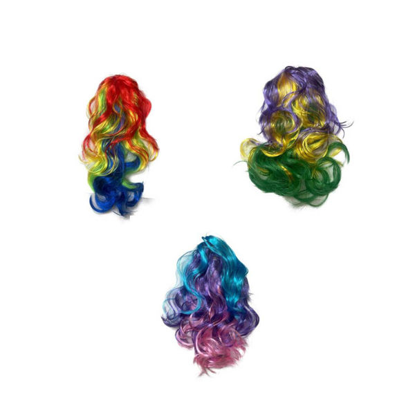 Imagen de Peluca Larga Multicolor