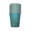 Imagen de Vaso Polipapel Diseños Metalizados x 10