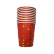 Imagen de Vaso Polipapel Diseños Metalizados x 10