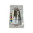 Imagen de Vela Torneada Metalizada  5 cm. x 10