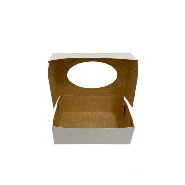 Imagen de Caja Masas Blanca  1/2 k. con Visor