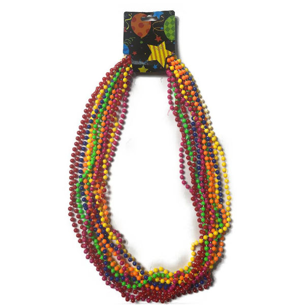 Imagen de Collar Perlas Plástico Fluo