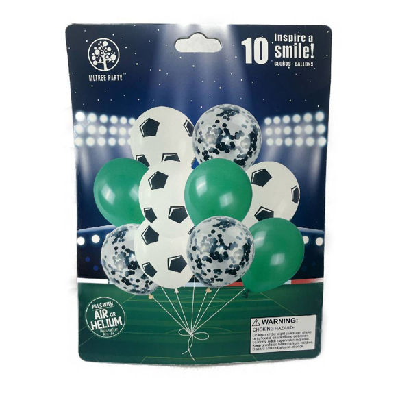 Imagen de Set 10 Globos 2 Modelos Futbol