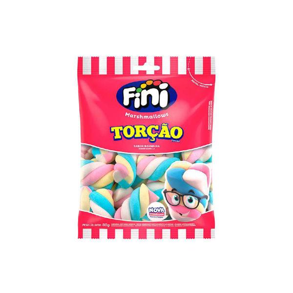 Imagen de Golosina Marshmallows Fini Torneado 80 grs.