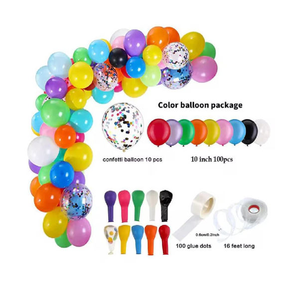 Imagen de Set  45 Globos Latex con Accesorios