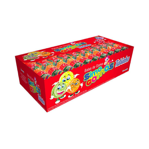 Imagen de Golosina Gomita Tubinho 28 grs. x 30