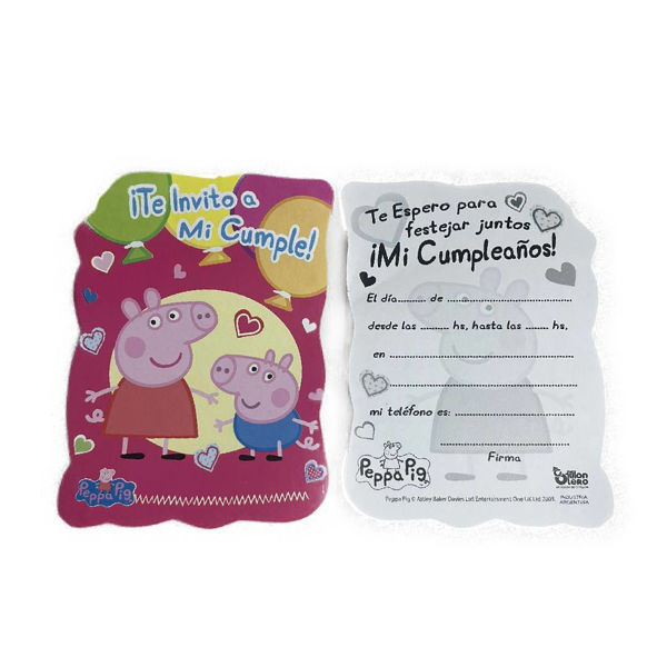 Imagen de Peppa Pig Invitación x 10