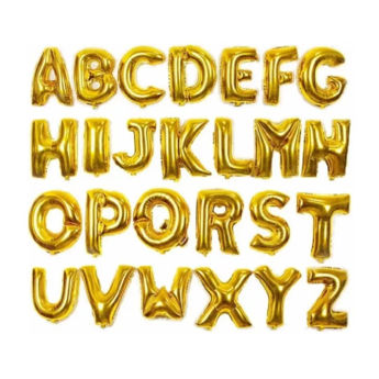 Imagen de Globo Metalizado Letra 16/17"
