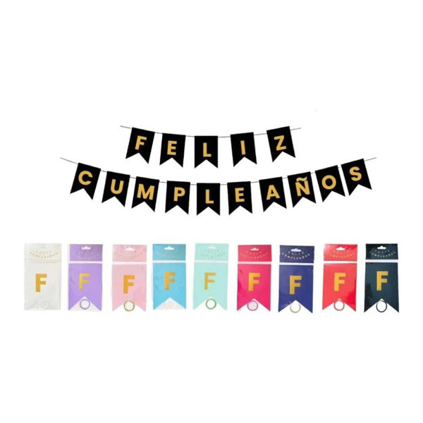 Imagen de Guirnalda Banderines Feliz Cumpleaños