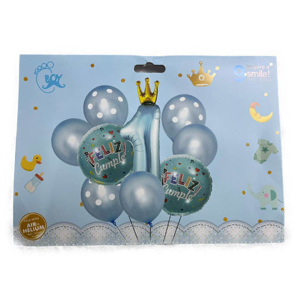 Imagen de Set   9 Globos 3 Modelos 1 Año