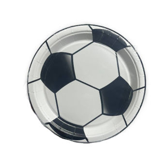 Imagen de Plato Polipapel Impreso Futbol x 10