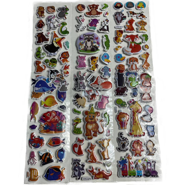 Imagen de Sorpresa Stickers Personaje 17 x 6 cm.