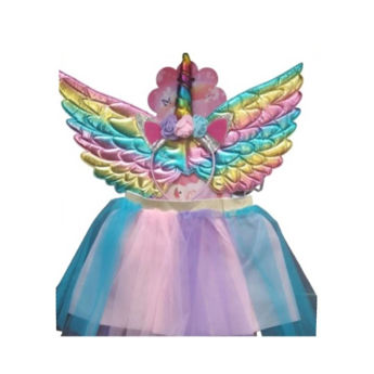 Imagen de Accesorios Unicornio Multicolor con Tutu