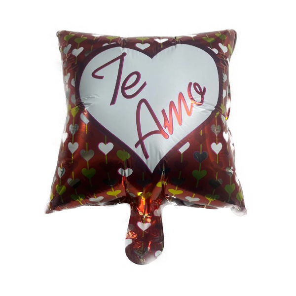 Imagen de Globo Metalizado 10” Te amo / Feliz cumpleaños