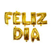 Imagen de Set Globos Frase Feliz Día 32" Sofía