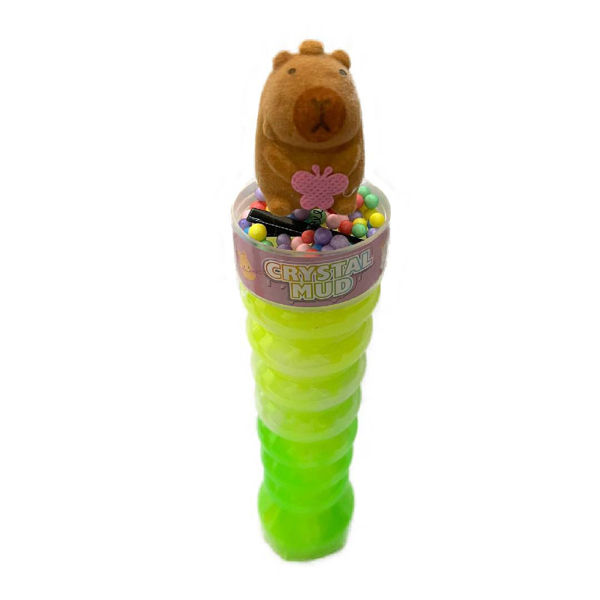 Imagen de Sorpresa Slime Pote Alto con Capibara en Burbuja