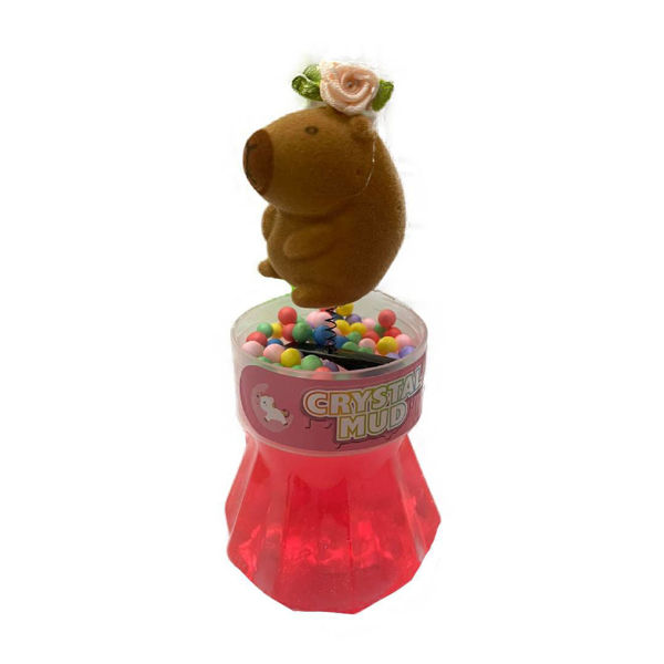 Imagen de Sorpresa Slime Pote Diamante con Capibara en Burbuja