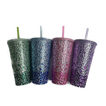 Imagen de Vaso Decorado con Piedras Lágrimas