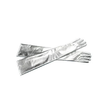 Imagen de Guantes Tela Metalizada Largos